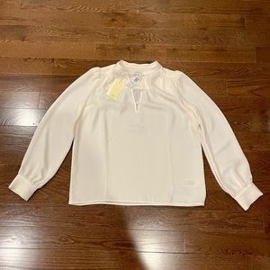 Aritzia Wilfred Ava Blouse - Light Birch, Small